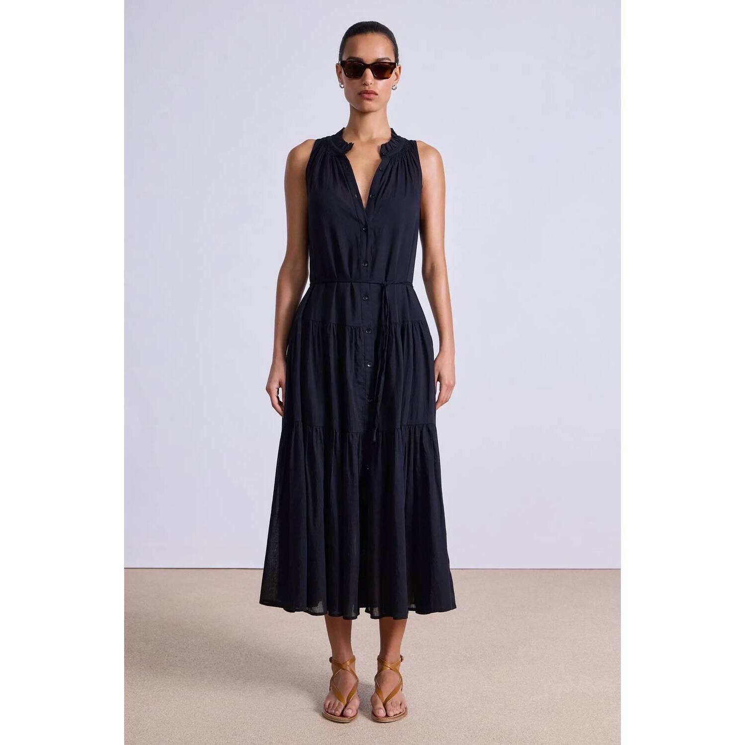 New Apiece Apart Trinidad Tank Dress In Black